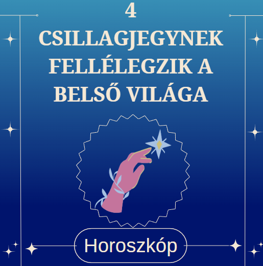 4 csillagjegynek fellélegzik a belső világa